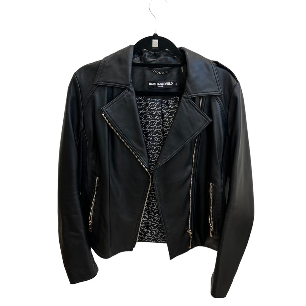 Karl Lagerfeld Paris Leather Jacket